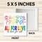 LGBT Desk Sign – Rainbow Pride Home & Office Decoration, LGBTQ Ally Wooden Box Sign, “All for Love” Inspirational Gift for Gay, Lesbian, Queer & Trans Pride Month